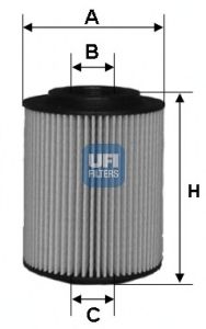 Oliefilter 25.050.00