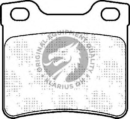Brake Pad Set, disc brake BP866