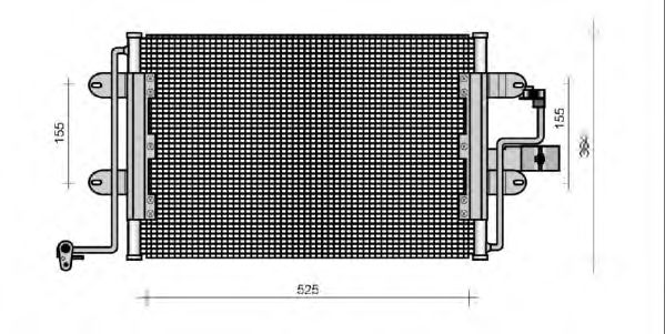 Condensador, ar condicionado QCN70