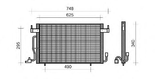 Condensator, airconditioning QCN156