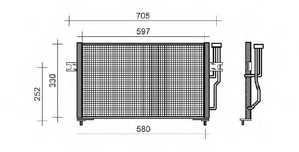 Condensator, airconditioning QCN178