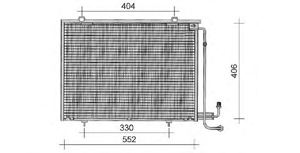 Condenser, air conditioning QCN300