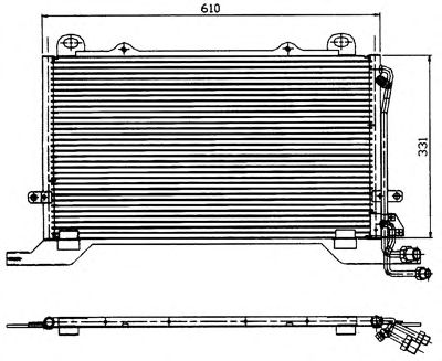 Condensator, airconditioning 170660A