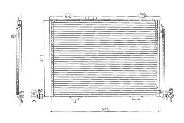 Condensator, airconditioning 171260A