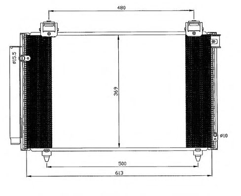 Condenser, air conditioning 311860A