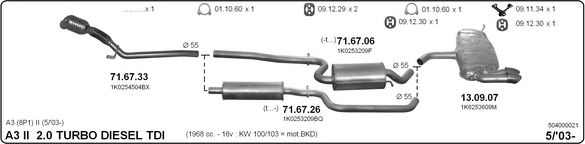 Exhaust System 504000021