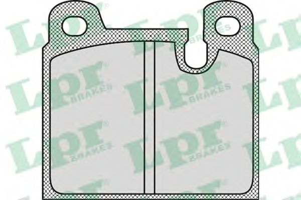 Brake Pad Set, disc brake 05P1057