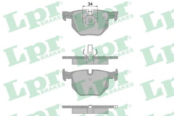 Brake Pad Set, disc brake 05P1472