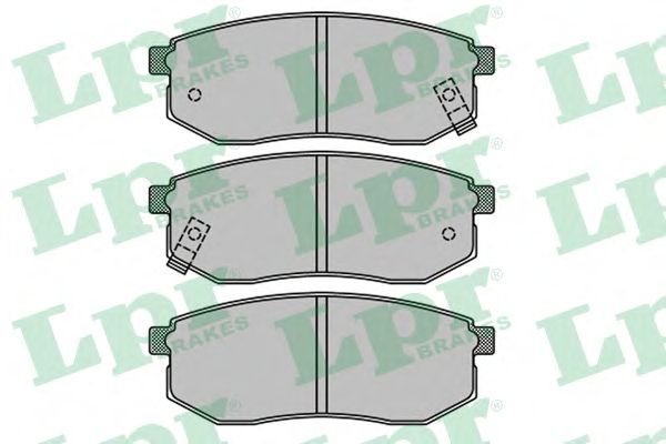 Brake Pad Set, disc brake 05P1514