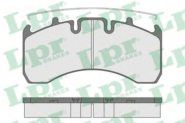 Brake Pad Set, disc brake 05P1539