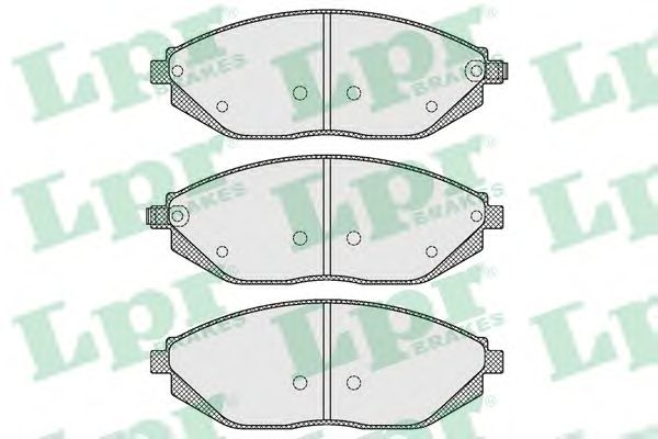 Brake Pad Set, disc brake 05P1629