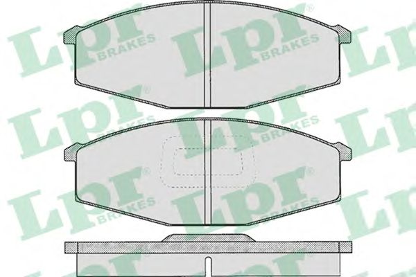 Brake Pad Set, disc brake 05P575