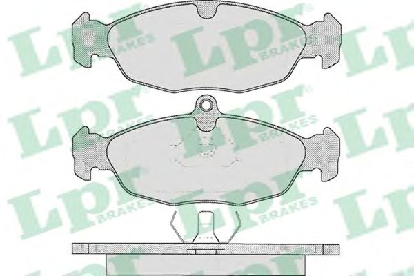 Brake Pad Set, disc brake 05P599
