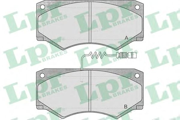 Brake Pad Set, disc brake 05P660
