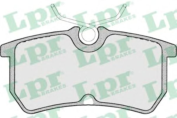 Brake Pad Set, disc brake 05P697