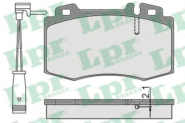 Brake Pad Set, disc brake 05P899A