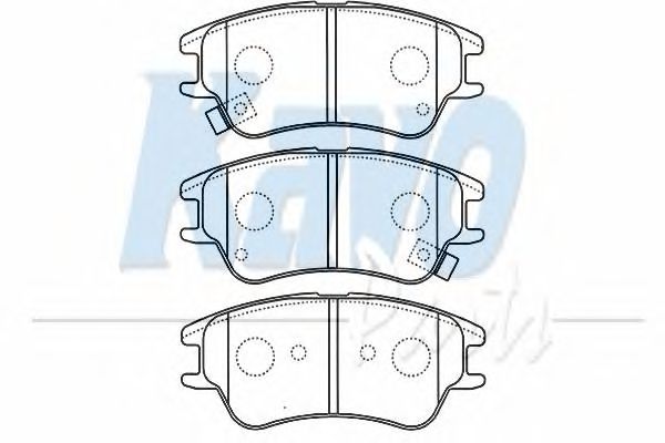 Brake Pad Set, disc brake BP-3027