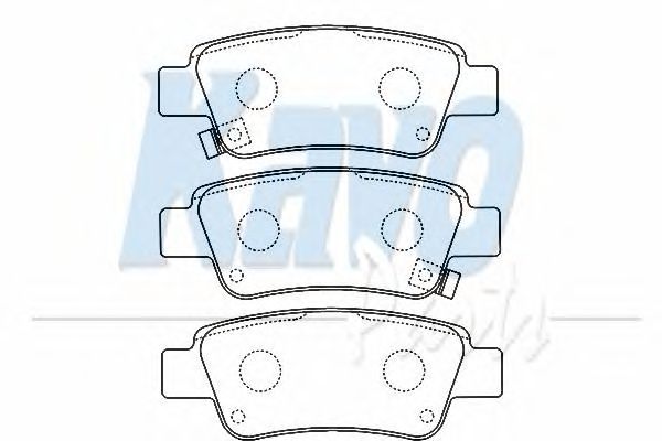 Brake Pad Set, disc brake BP-2055