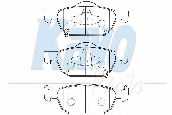 Brake Pad Set, disc brake BP-2056