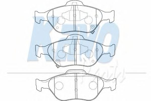 Brake Pad Set, disc brake BP-9109