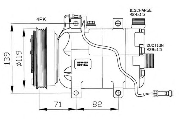 Compressor, air conditioning 32032