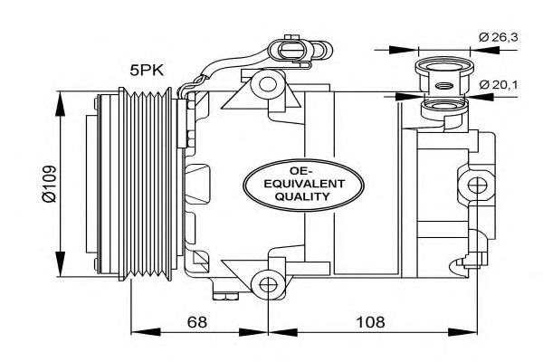 Compressor, airconditioning 32083
