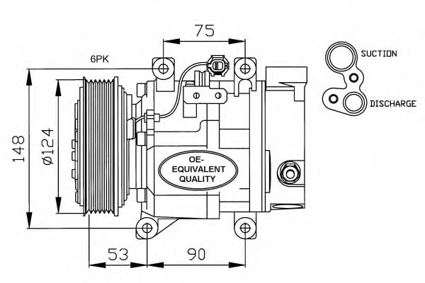 Compressor, airconditioning 32145