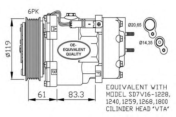 Compressor, ar condicionado 32198