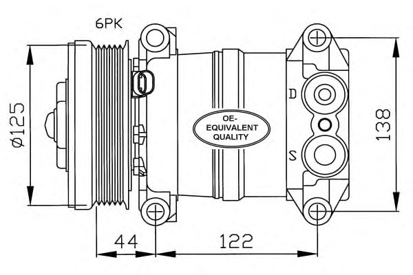 Compressor, airconditioning 32202