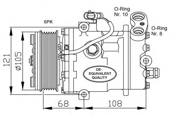 Compressor, airconditioning 32232