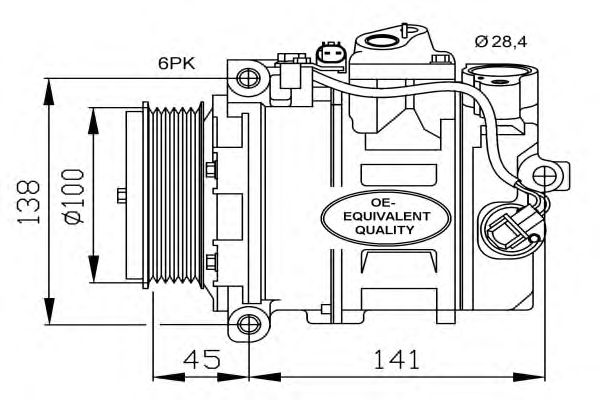 Compressor, airconditioning 32256