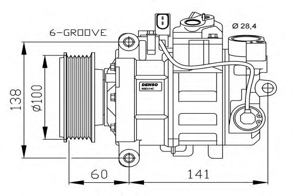 Compressor, ar condicionado 32263