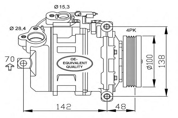 Compressor, airconditioning 32433