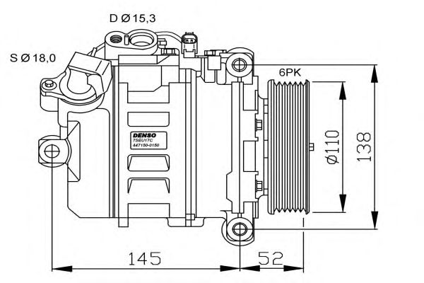 Compressor, airconditioning 32435
