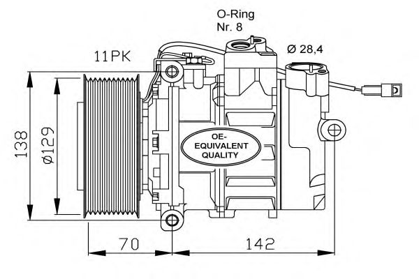 Compressor, airconditioning 32454