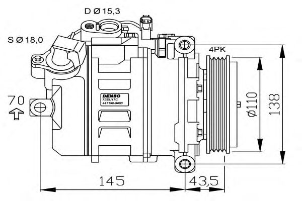 Compressor, airconditioning 32520