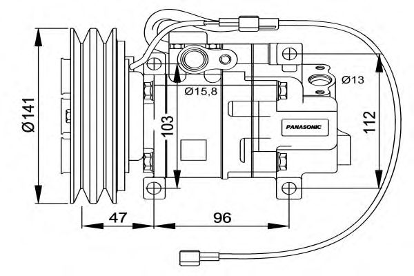 Compressor, airconditioning 32691
