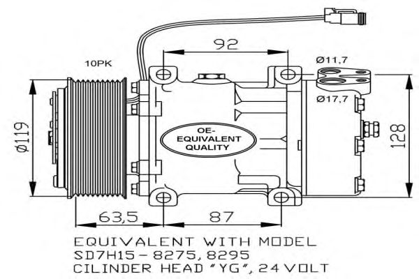 Compressor, ar condicionado 32705