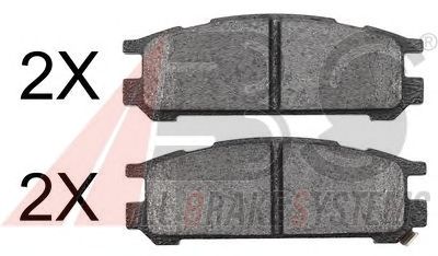 Brake Pad Set, disc brake 36721 OE