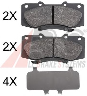 Brake Pad Set, disc brake 37881