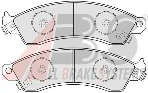 Brake Pad Set, disc brake 38412