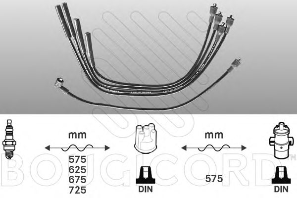 Ignition Cable Kit 7218