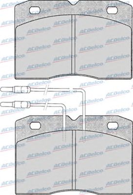 Brake Pad Set, disc brake AC058015D