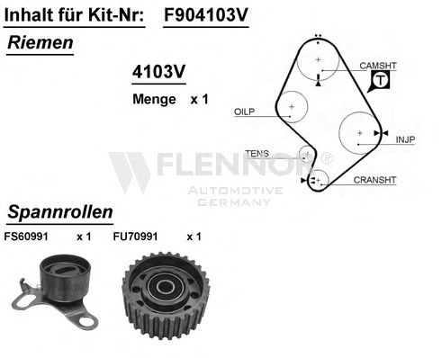 Timing Belt Kit F904103V