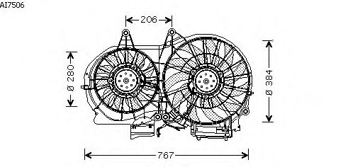 Fan, motor sogutmasi AI7506