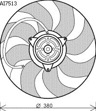 Fan, radiator AI7513