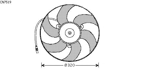 Fan, radiator CN7519
