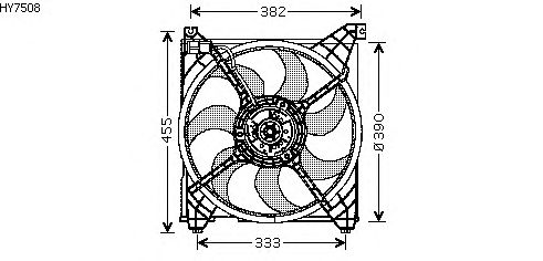 Fan, radiator HY7508