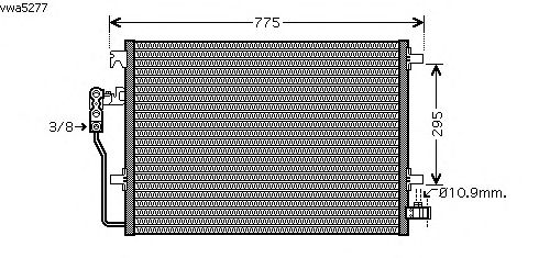 Condensator, airconditioning VWA5277
