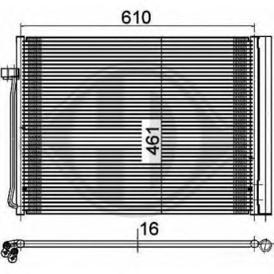 Condensator, airconditioning 8129100
